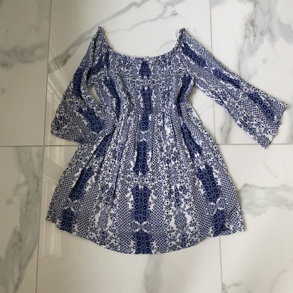 Honey Belle Floral Off the Shoulder Dress - Picture 2 of 2